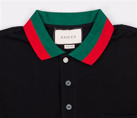 gucci shirt green and red|red Gucci polo.